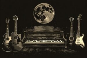 Image of Musical Instrument – Artistic Drawing – Item: 55648