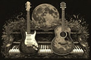 Image of Musical Instrument – Artistic Drawing – Item: 55650
