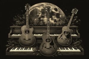 Image of Musical Instrument – Artistic Drawing – Item: 55659