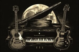 Image of Musical Instrument – Artistic Drawing – Item: 55665