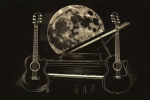 Image of Musical Instrument – Artistic Drawing – Item: 55668