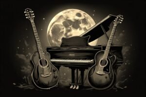 Image of Musical Instrument – Artistic Drawing – Item: 55669