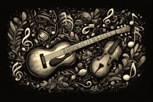 Image of Musical Instrument – Artistic Drawing – Item: 55708