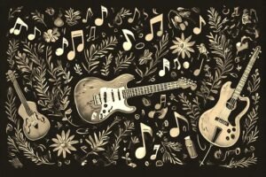 Image of Musical Instrument – Artistic Drawing – Item: 55709