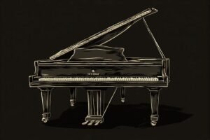 Image of Musical Instrument – Artistic Drawing – Item: