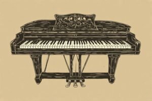 Image of Musical Instrument – Artistic Drawing – Item: 55729
