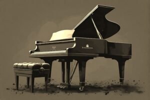 Image of Musical Instrument – Artistic Drawing – Item: 55734