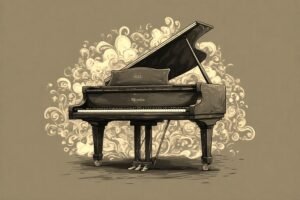 Image of Musical Instrument – Artistic Drawing – Item: 55745