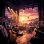 Image of AI Thumbnail: The Golden Hour: A Melodic Journey Through Sunset Nostalgia