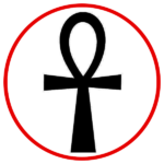 Image of ankh-black-white-red-solid