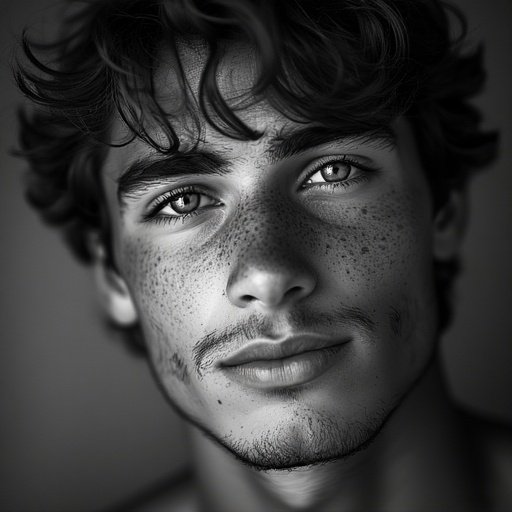 BW AI Generated Faces
